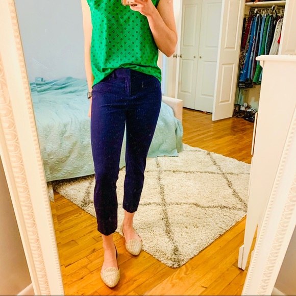 crown & ivy Pants - Crown & Ivy navy blue work pixie pants